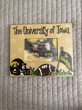 Glory Haus University of Iowa Painted Wooden Photo Frame - Go Hawkeyes